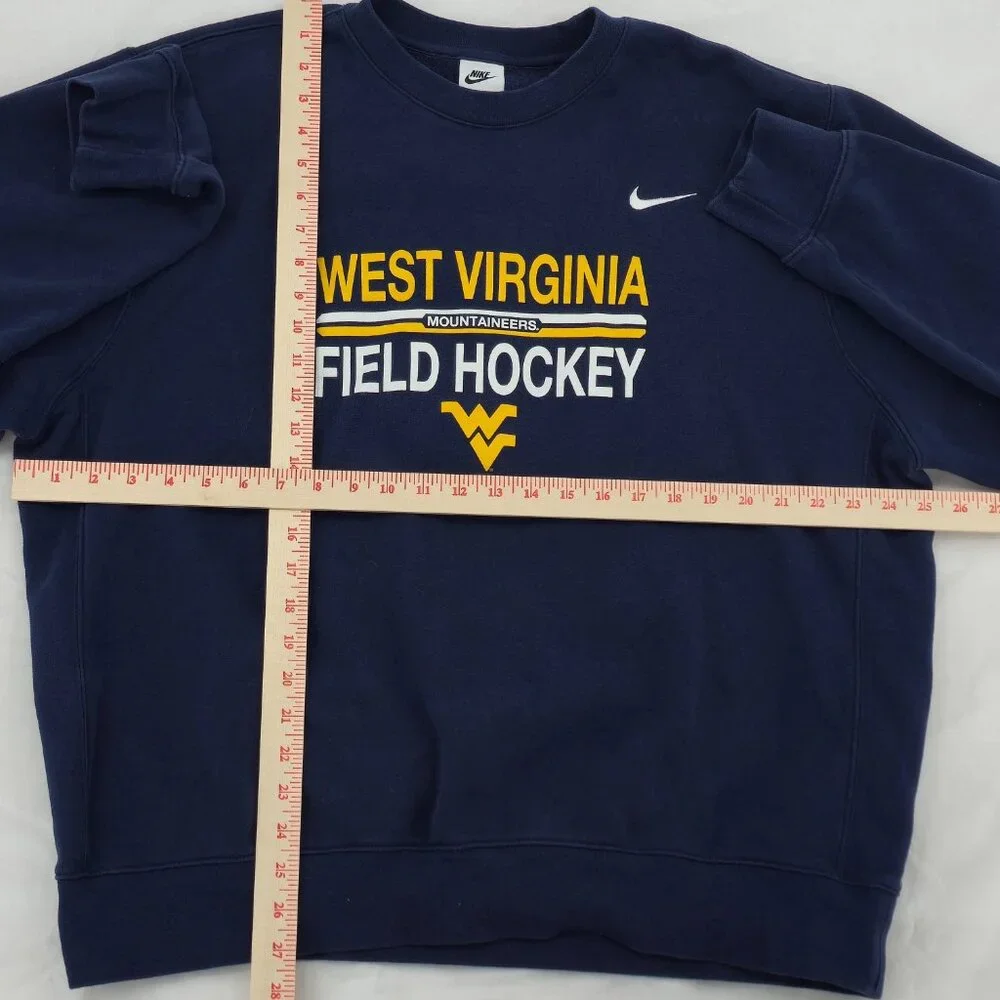 Nike West Virginia Mountaineers Field Hockey Sweatshirt,‎ Navy Blue, Size XL - Picture 8 of 8